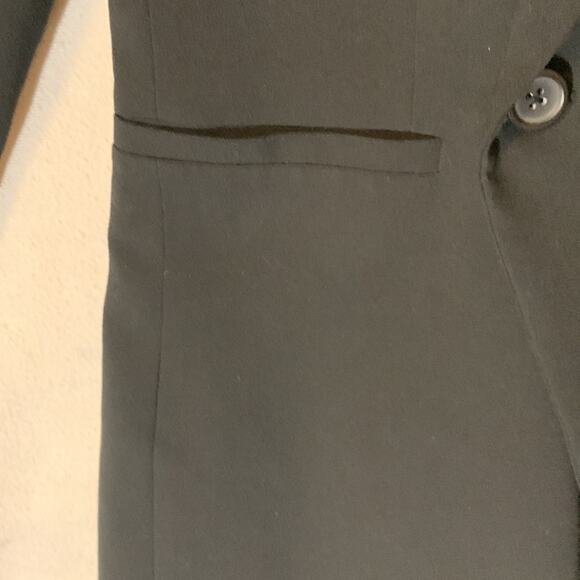 Banana Republic womens size 4 small black blazer double button business casual - Picture 5 of 8